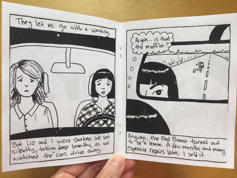 Blue Ford Bronco zine